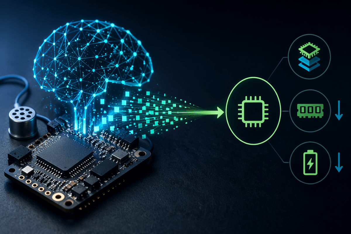 TinyML Reduces IoT Memory Use